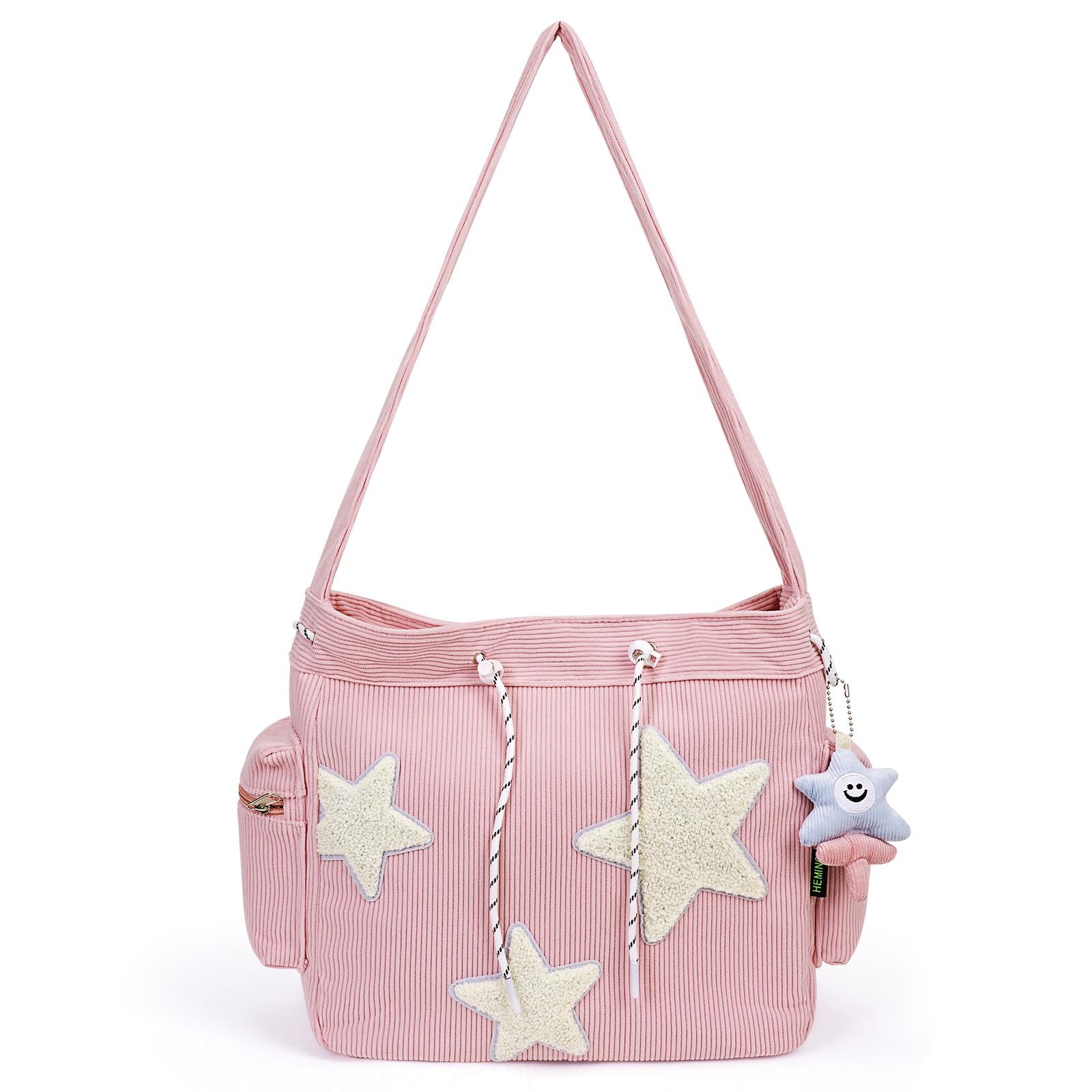 ACUYE Sac à bandoulière Kawaii pour femme tendance Y2K, multiple poches, sac à bandoulière mignon et pratique, sac besac